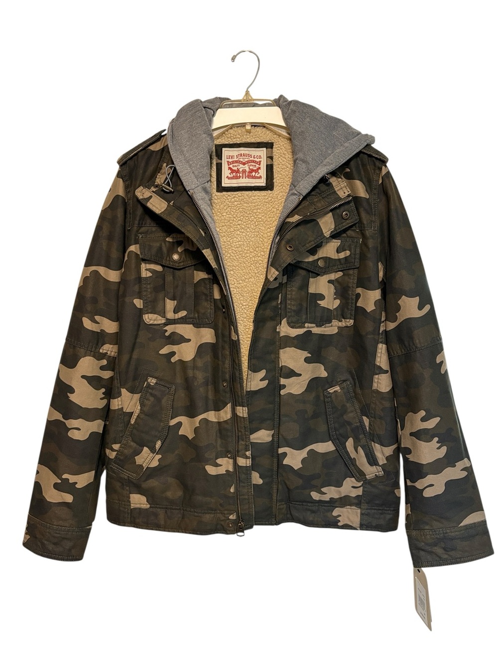 LEVI’S Hooded Military Jacket